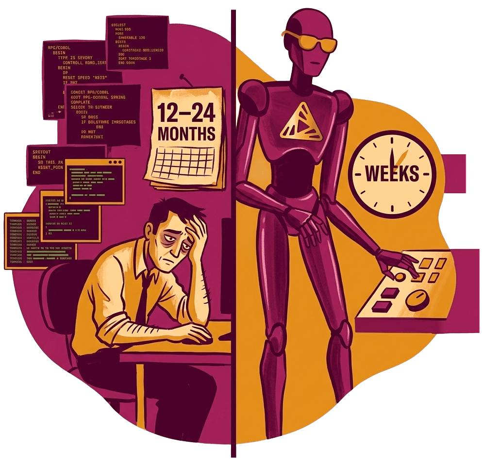 IBM i (AS/400) zero-downtime migration case study with Alchemize